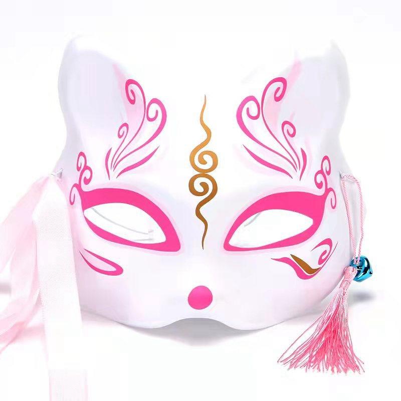 Japonský Fox Fairy Spot Fox Mask Kočka Fox Mask Žena Velkoobchod Výrobce TikTok Maska stejného stylu Stall Scenic