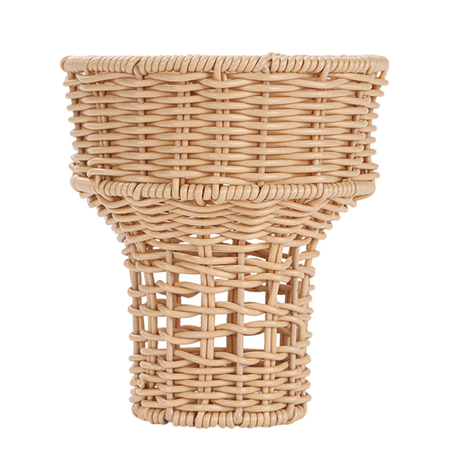 

Корзина для цветов из мороженого, Ведро для цветочной композиции, Декоративная плетеная корзина для любителей походов и пикников