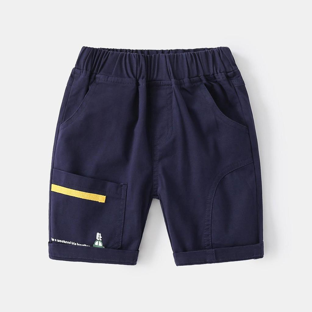 Korean Style Kids Summer 2026 Casual Cargo Shorts for Boys - Versatile, Lightweight, Trendy