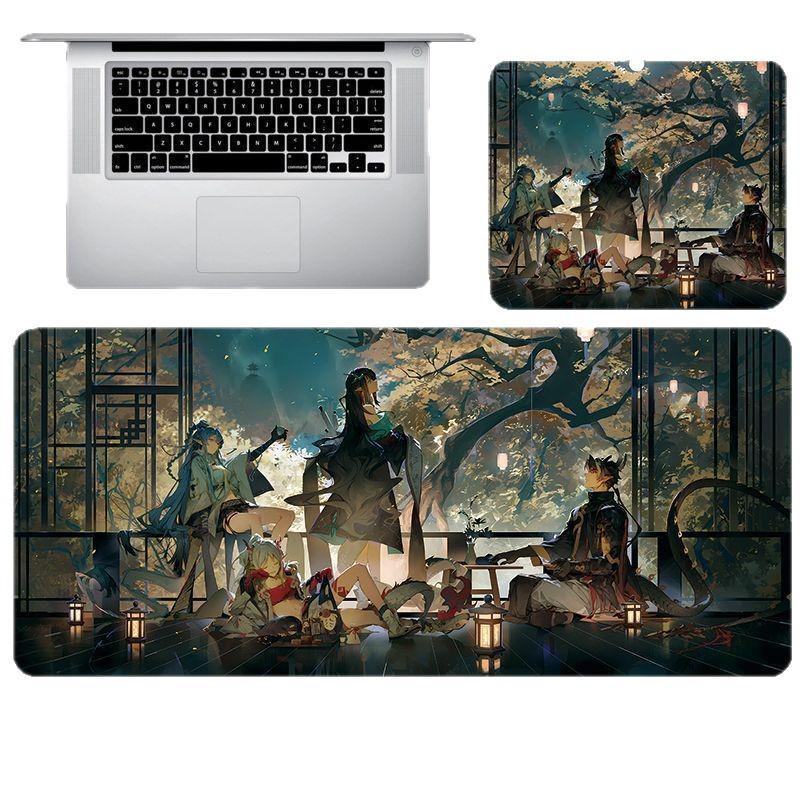 Arknights Chen Amiya Skadi 2D Game Large Mouse Pad for Home Desk