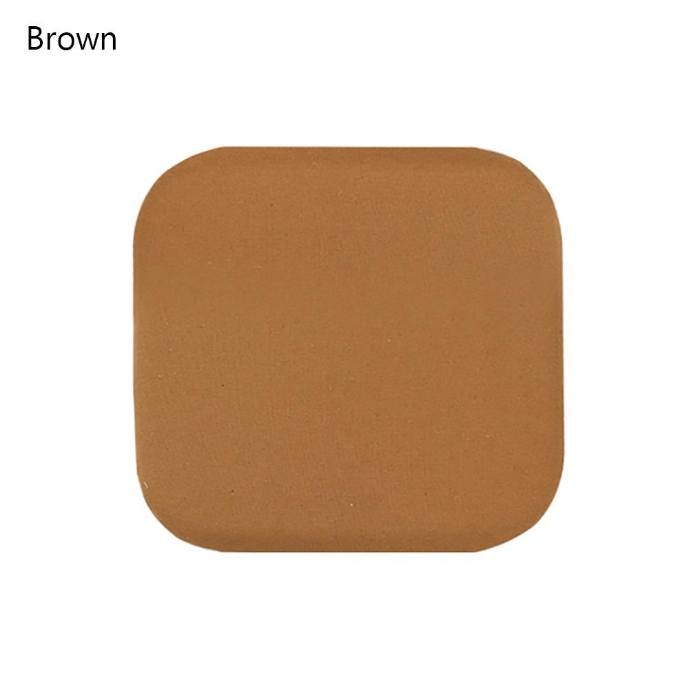 Square Memory Foam Seat Cushion With Zipper Soft Office Chair Cushion Non-slip Bottom Detachable Cover Meditation Gift Cushion коричневый 11850₽