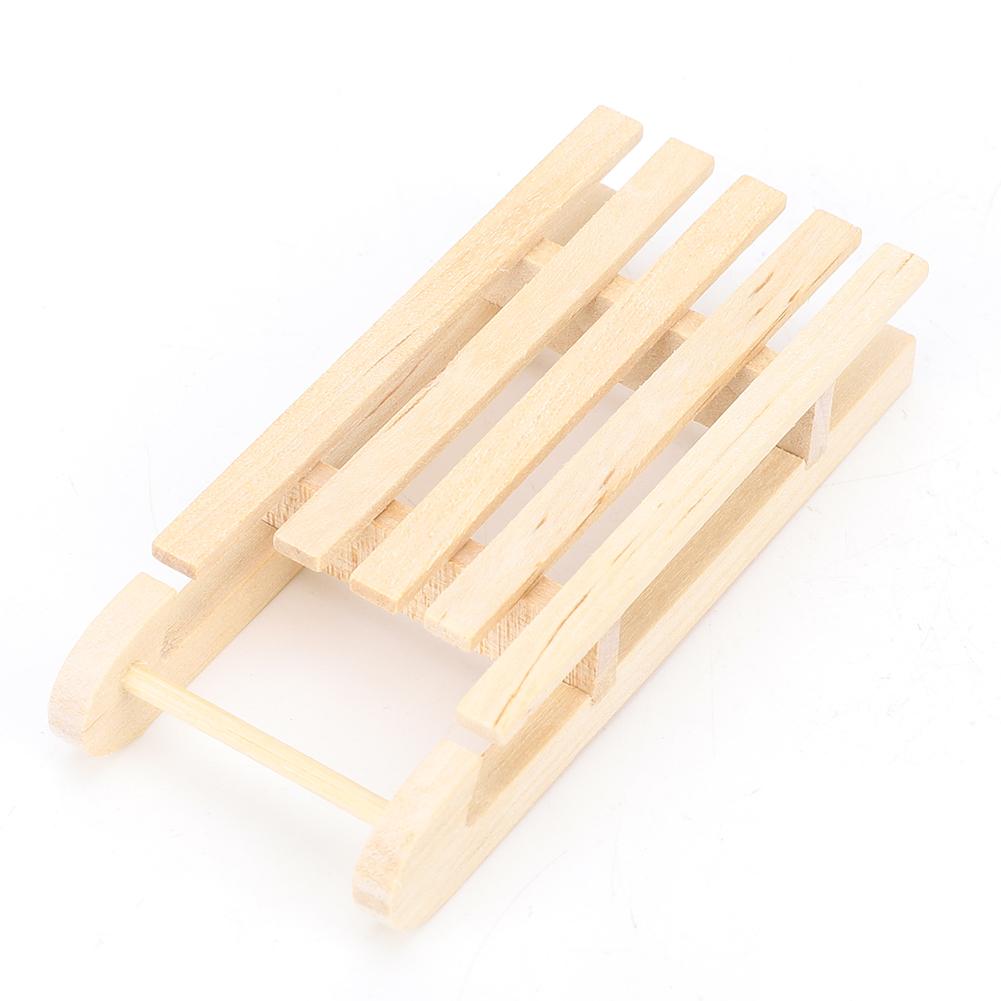 1:12  ature Wooden Simulation Sleigh Model   Christmas Landscape   Accessory Gift for Children