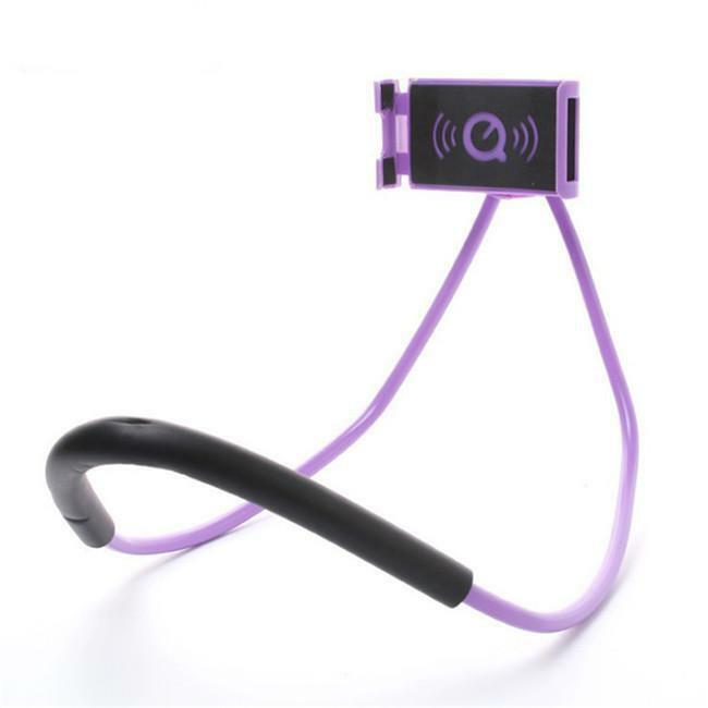 Mobiltelefonholder Fleksibel Hengende Hals Lat Halskjedeholder Seng 360 Graders Telefonholder