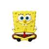 Calm Down SpongeBob Meditation Figurine: Cute Cartoon Desk Ornament