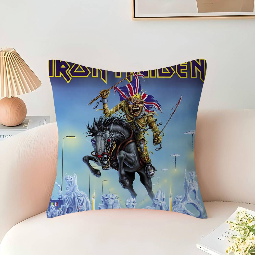 Band I-Iron C-Cool M-Maiden Pillow Cover Sofa Cushion Cover Home Room Decoration Children Gift