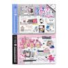 Transparent Stickers 3D Sticker Book PET Sticker Text Stickers Journal Stickers  Notebook Decor