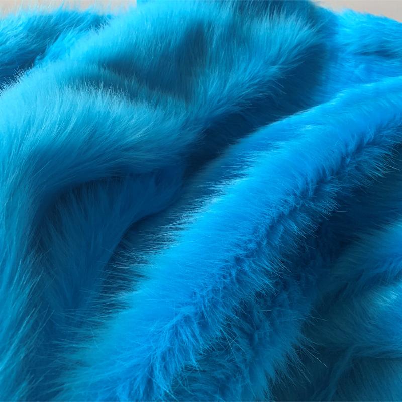 100*170cm Imitation Fox Fur Fabric 5cm Long Artificial Fur Plush Fabric For Diy Carpet Jewelry Phone Counter Cover Photo Props