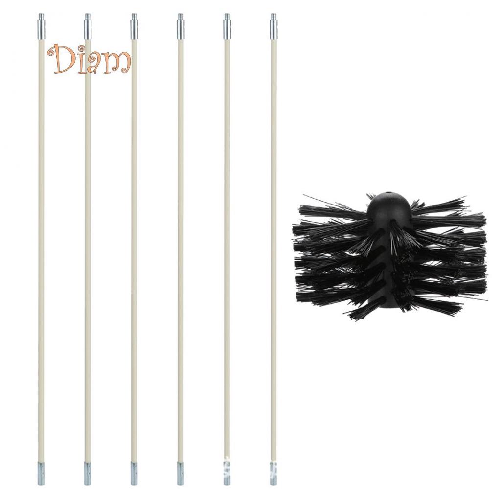 Oil-Smoke Machine Chimney Sweep Kit,3 In 1 Chimney Sweep Brush,Dryer Vent Cleaning Brush Kit,Rotary Chimney Cleaning Kit For The Tubular Inner Wall Of The Chimney Boiler Dryer Oil-Smoke Machine Chimney Sweep Kit,3 In 1 Chimney Sweep Brush,Dryer Vent Cleaning Brush Kit,Rotary Chimney Cleaning Kit For The Tubular Inner Wall Of The Chimney Boiler Dryer