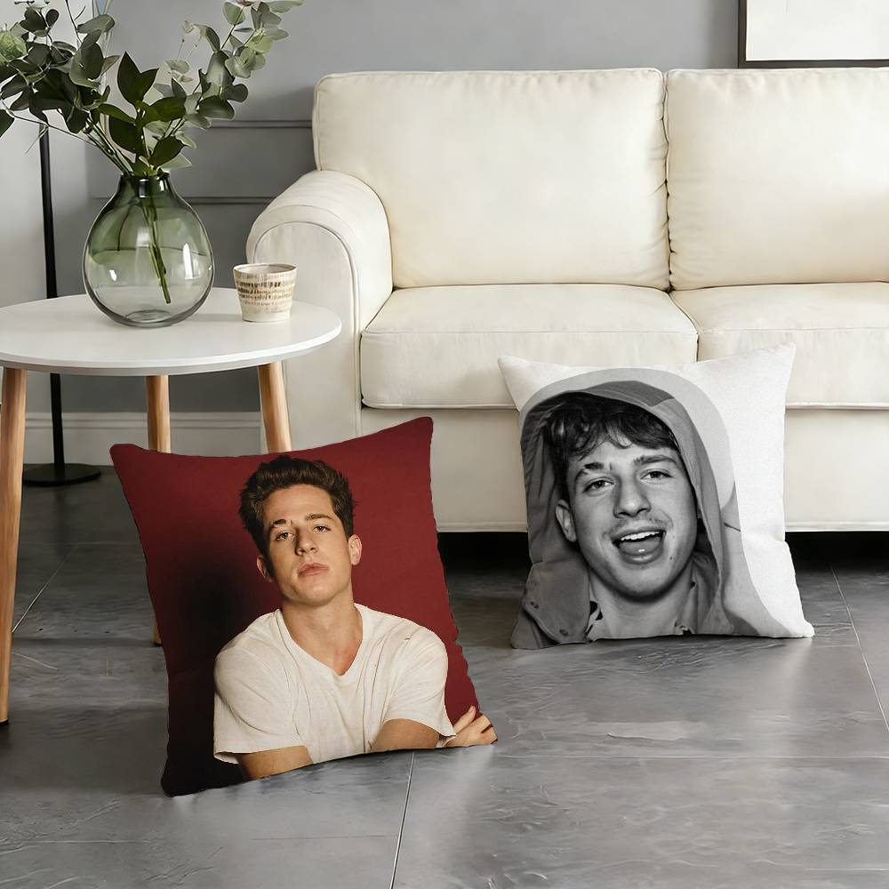 Singer C-Charlie Puth Pillow Case For Sofa Living Room Home Office Decor Protective Cover