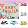 Baby Shower Letter Balloons 16in Aluminum Foil For Newborn Celebration Decorations