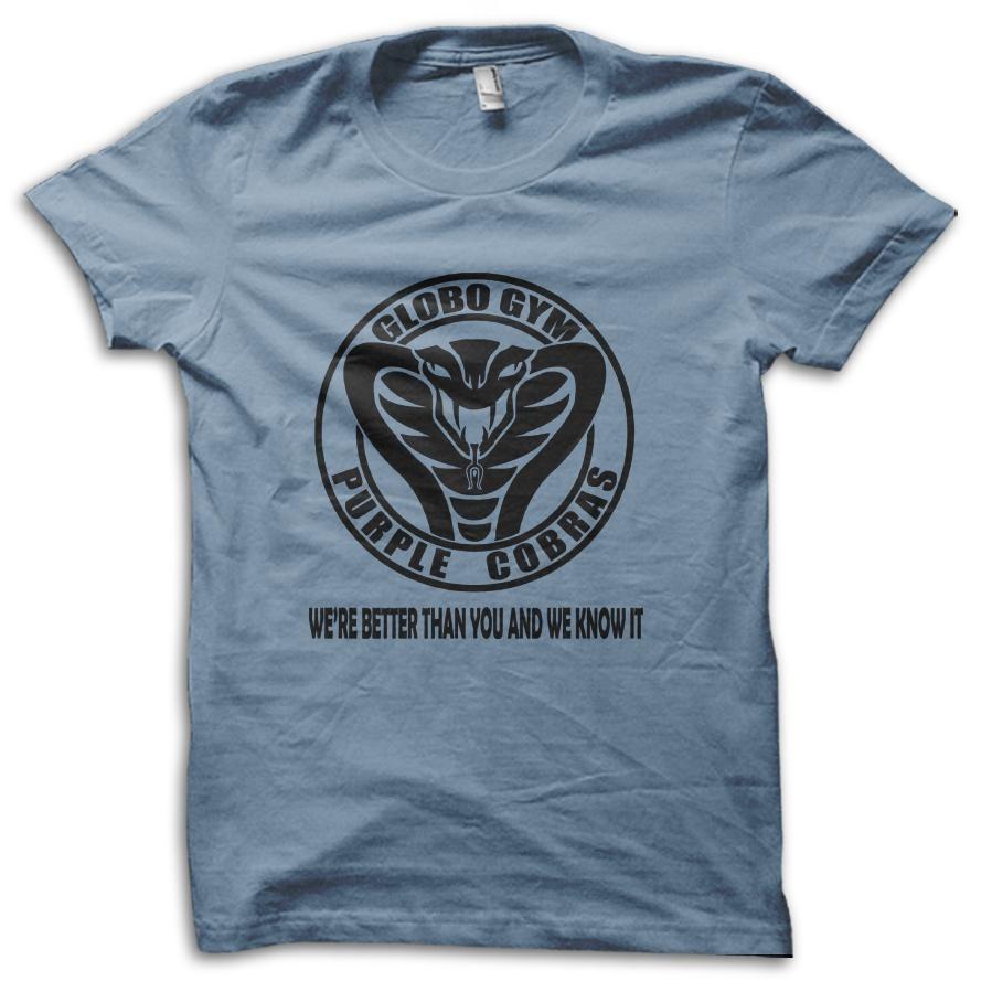 Dodgeball Globo Gym Purple Cobras Movie Reference T-Shirt M5741 S