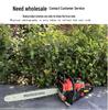 High-Power Two-Stroke Handheld Gasoline Chainsaw for Tree Cutting and Garden Use