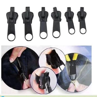 Universele reparatieset voor ritsen in 3 maten, inclusief vervangende tandjes voor de ritssluiting. Ideaal voor het repareren van ritsen van kleding, tassen en andere kleding.