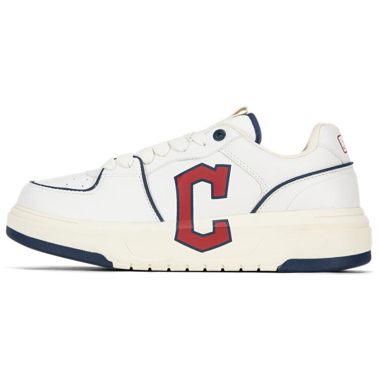 New MLB Chunky Liner Basic Cleveland Indians Slip Resistant Low Top Skateboard Shoes Unisex Red 3ASXCLB3N-45RDS
