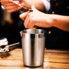 Med Avledning Åpning Cocktail Miksekopp Rustfritt Stål Mikseglass Røreblikk Bartender