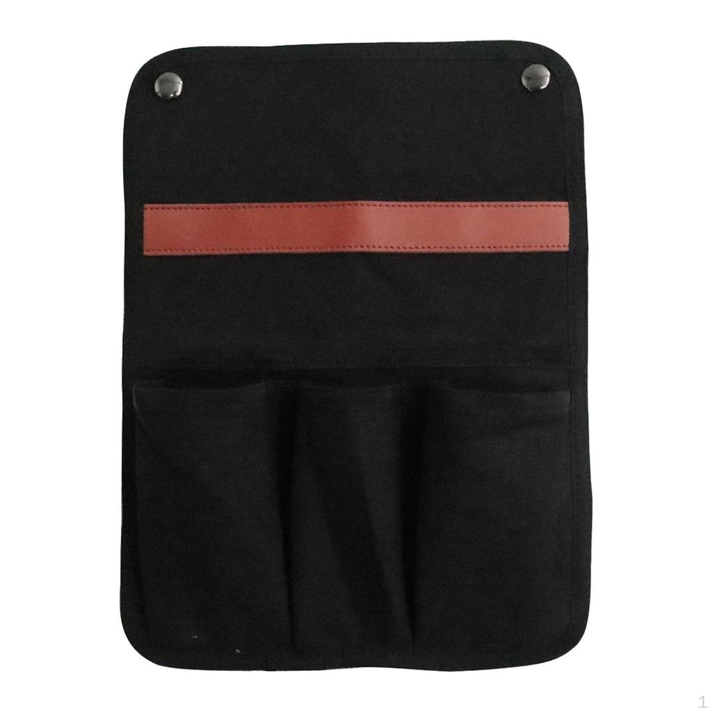 Pouch Camping Chair Armrest Storage Bag Hanging Pocket Canvas Multi Pockets Organizer with Snap