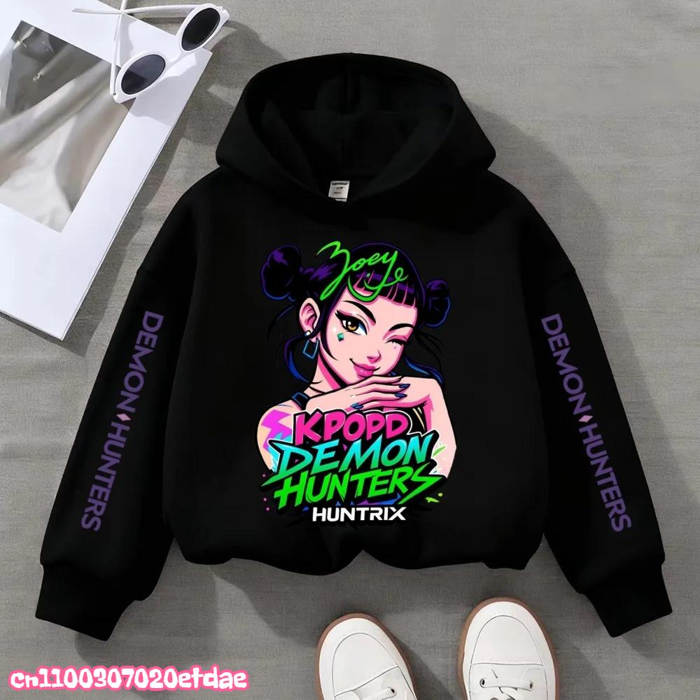 Hoodies Sweatshirts Girls Cartoon Girl Hooded Sweatshirt Children's Fashionable Casual Top Casual Girl's Clothing