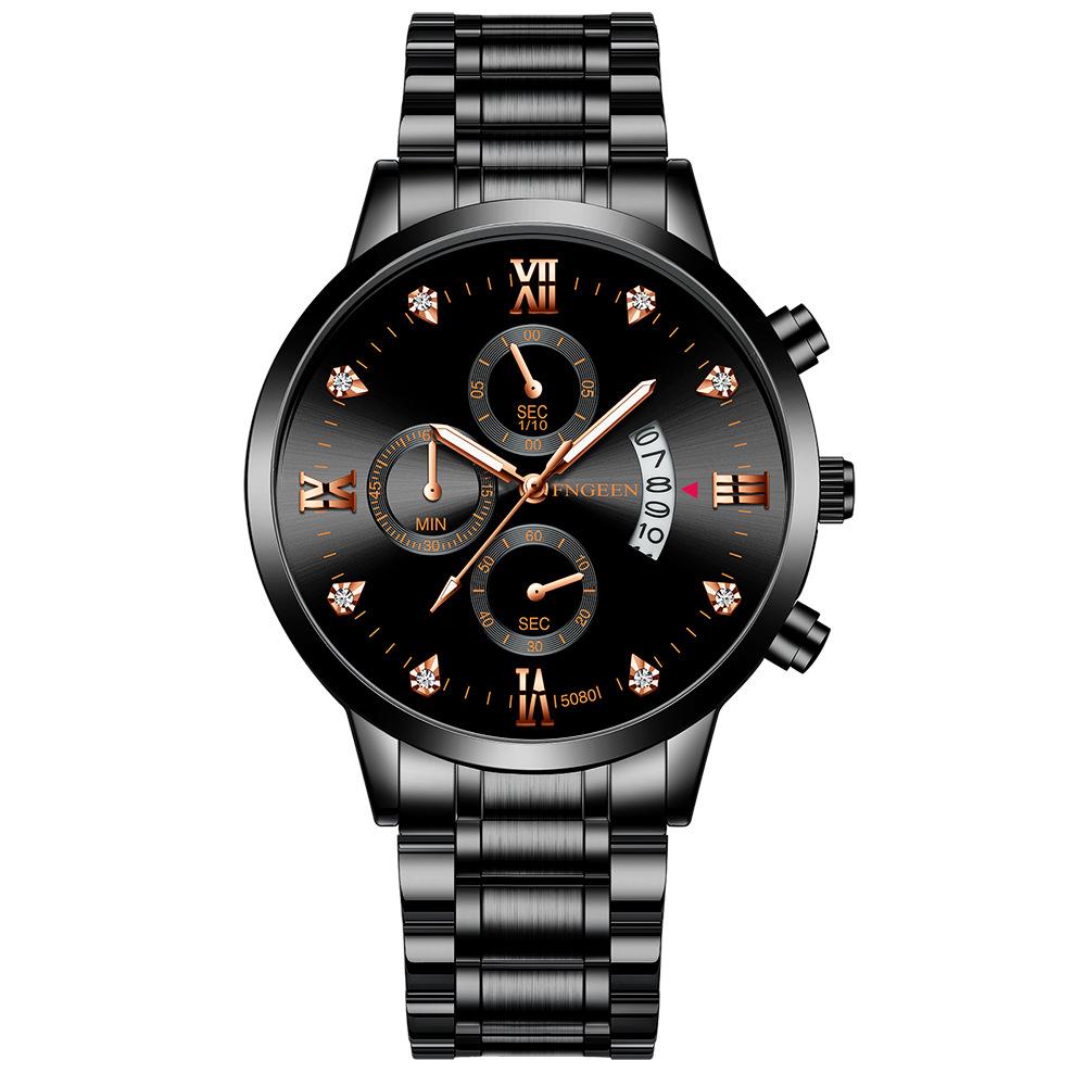 Men's Waterproof Luminous Running Alarm Clock Watch