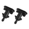 1Pair Black Headlight Washer Jet Sprayers LR015359 LR015358 Compatible for Land Rover Range Rover Sport 2010 2011 2012 2013