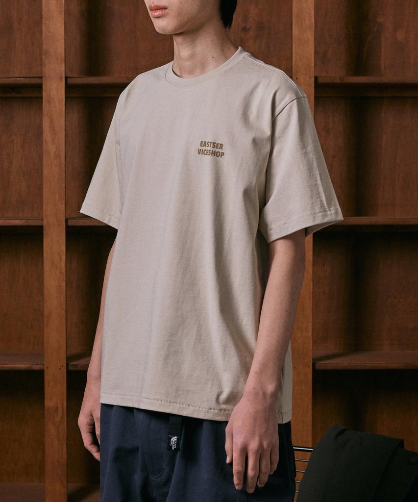 Iseuteuseobiseusyab Ess Symbol Short Sleeve T-Shirt - Cream