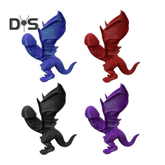 Dick Dinosaur Statue Collectible Penis Dinosaur Figurine Desk Dinosaur Buddy Prank Gag Gift for Bachelor's Party Adults Bedroom Decor
