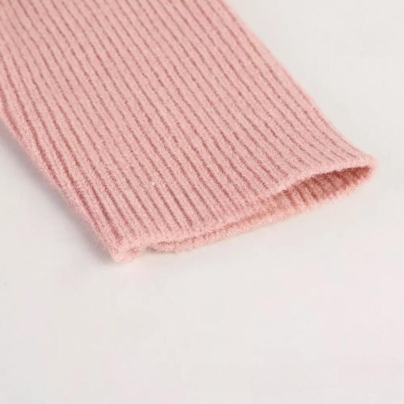 Hooded Knit Temperament Commuter Bat Shape Soft Loose Back Splicing Sweater