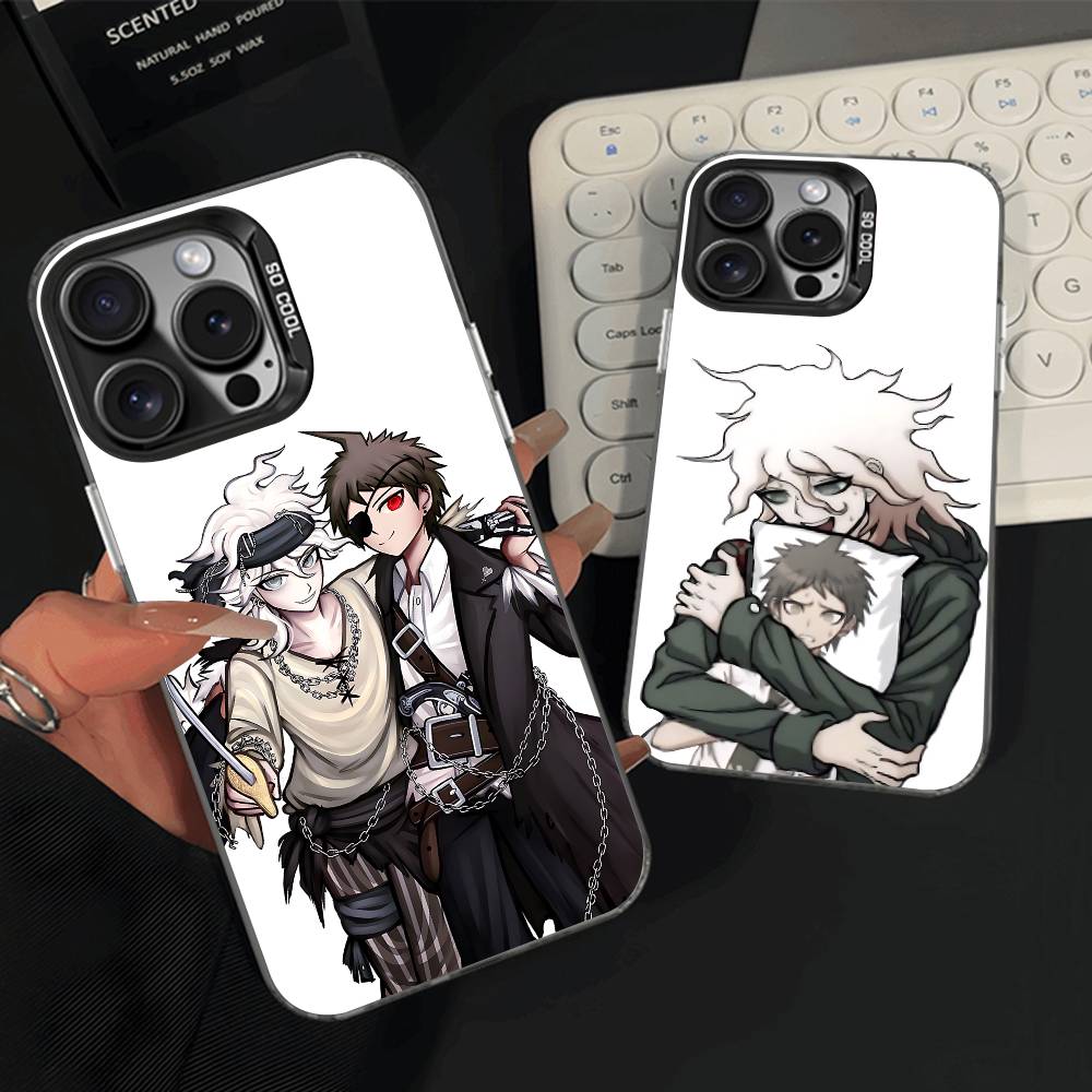 Nagito Hajime Komahina Phone Case For iPhone 15,16,12,14,13,17,11,E,Pro,Max,Plus,Air,Mini Black TPU Cover
