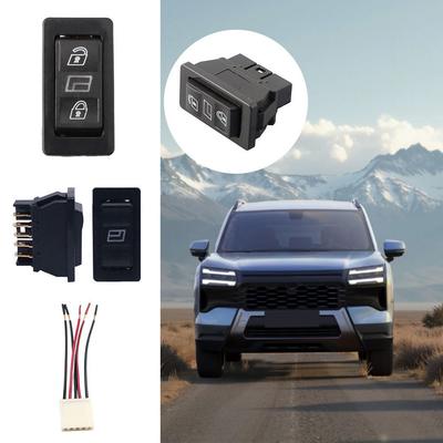 12V20A Door Glass Control 5 Pins Glass Lifter Control Button Car Door Power Switch Car Interior