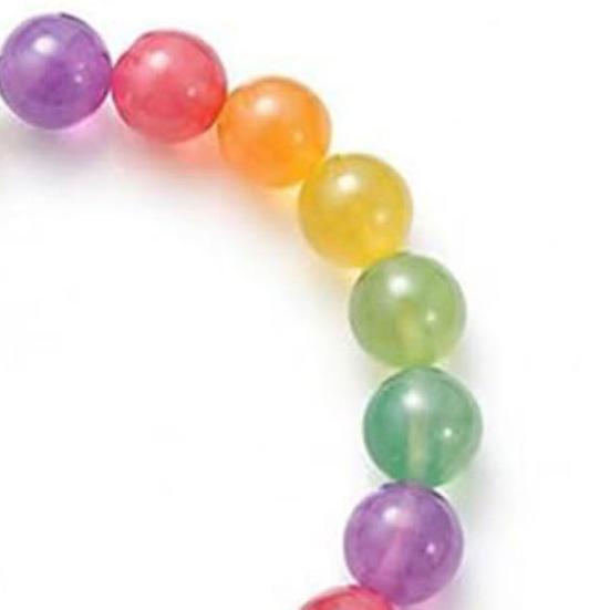 Gioielli con Perline che Cambiano Colore, Collana con Perline Colorate Reattive ai Raggi UV, Collana Braccialetto con Perline Dopamina, Accessorio Estivo da Spiaggia, Regalo Gioiello per le Vacanze