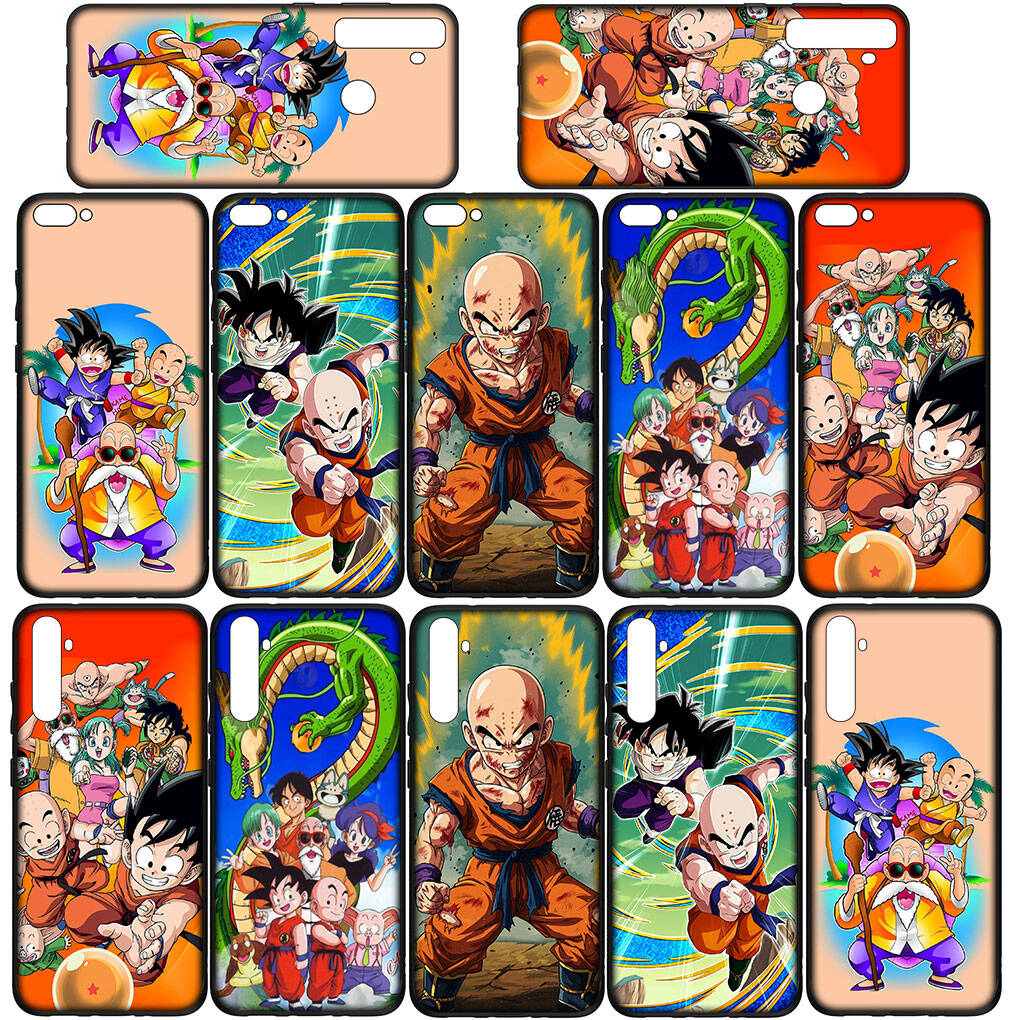 Phone Case for iPhone 17 15 16 Plus Xiaomi Poco X7 X6 F8 F7 C85 C75 C71 Redmi Note 14 12 11 13 Pro Max A4 14C 13C 15C krillin Anime Dragon Gokus Ball