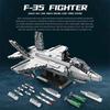 1600PCS F-35 Lightning II Fighter Jet Building Blocks Bomber Shipboard Aircraft Model Bricks Kids Toy Gifts Desktop Decoration