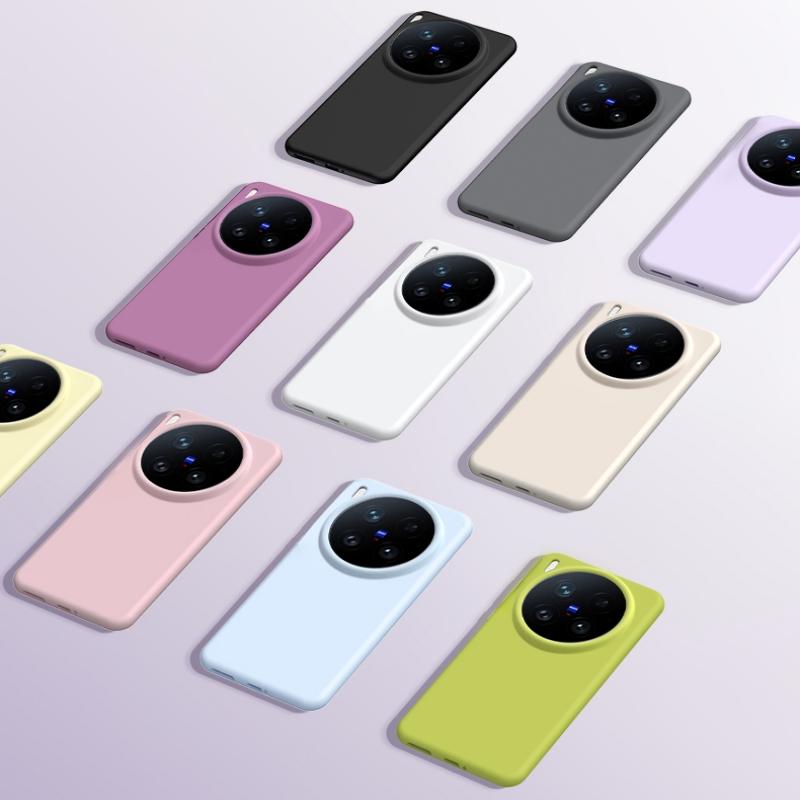 Phone Case for Vivo X200 Ultra X300 X200 Pro Mini X100 X100Pro Luxury Silicone Comfortable Feel Built In Flocking Protect Cover