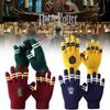 Hogwarts Potter Harry Icon Knitted Gloves Warmth Cosplay Prop Christmas Gifts
