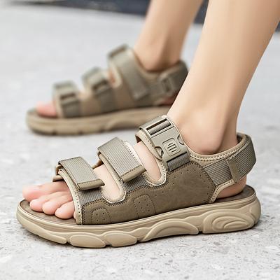 Modemarke Sommer Herren Sandalen Freizeitschuhe Herren Atmungsaktive Strandsandalen Bequem Outdoor Waten Wandern Reise Herrenschuhe