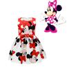 Minnie Mouse Girl Dress With Cartoon Pattern For Spring Girls Age 3 To 8