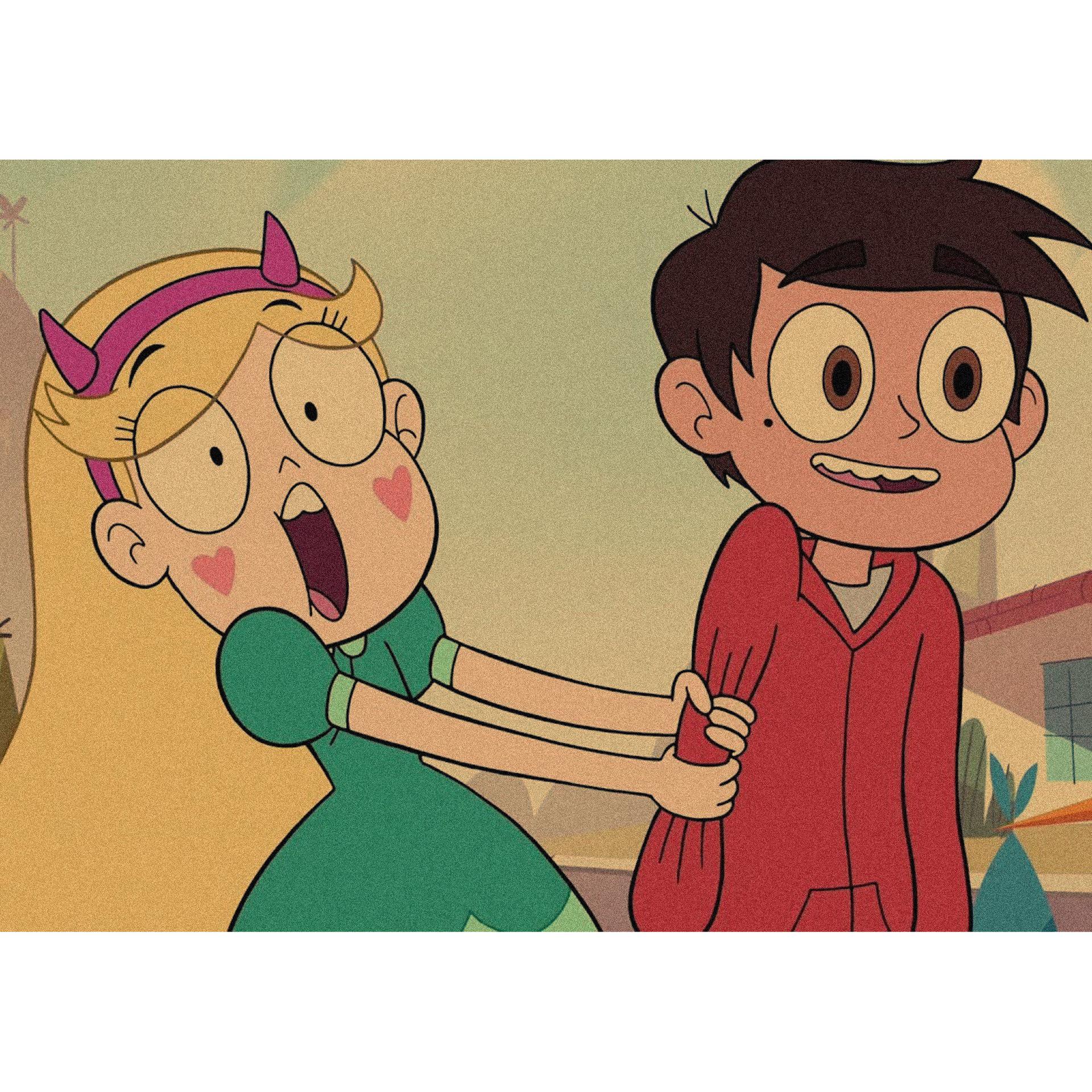 Ретро Аниме Постер Звезда Баттерфляй - Звезда против. Силы Зла Арт из крафт-бумаги 305 29.7X42cm (A3 size)