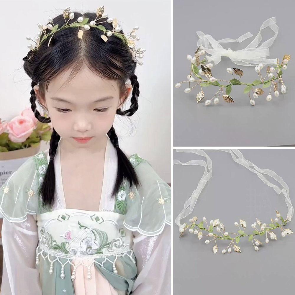 Forest Style Garland Headdress Princess Flower Hair Accessories Beautiful Head Hoop  Children