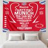 Custom Name Bayern Munich Print Tapestry, Backdrop, Easy Setup, Ideal for Bedroom, Office & Living Room, with Aesthetic Wall Hanging Decor.