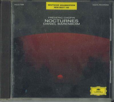 CD DANIEL BARENBOIM  Chopin  Nocturnes POCG7068 POLYDOR INTERNA 1982 Japan Classical Used