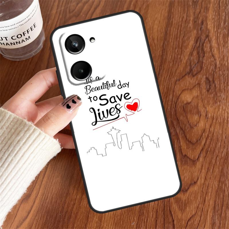 Greys Anatomy You Are My Person For Realme 10 11 12 13 14 15 Pro Plus C65 C71 C75 C55 C63 C61 C53 C67 C35 GT6 GT7 Pro Case
