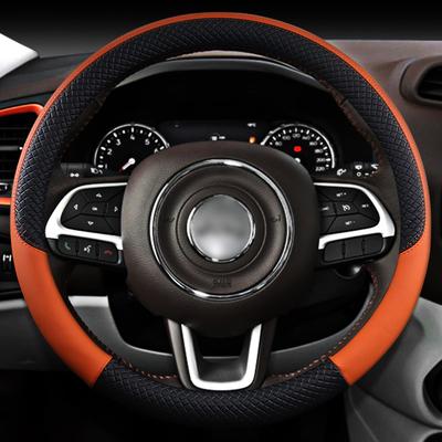 Leather Car Steering Wheel Cover Anti-slip for Jeep Renegade  Auto Interior Accessories Interior Details