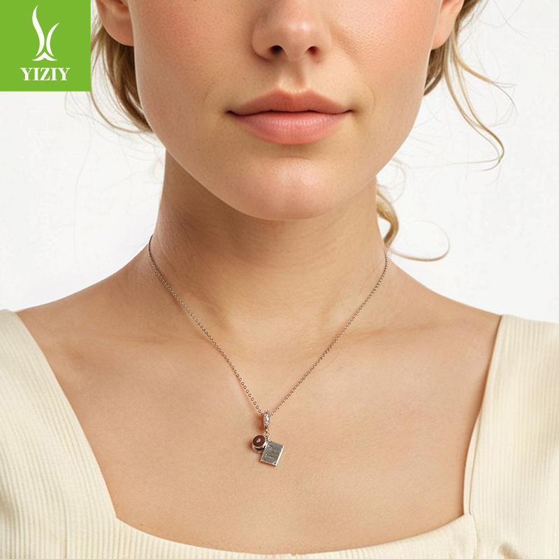 Design Café et Livre Pendentif Bracelet DIY Breloque Perles Perles en Argent 925 Accessoires de Bijoux