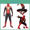 Black Gold And Red Spiderman No Way Home Party Jumpsuit Eye-catching Comfortable
