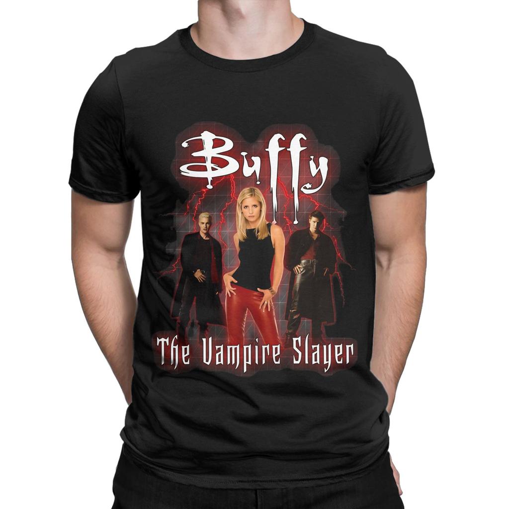 bBuffy The Vampire Slayer 1 Funny Graphic 100 Cotton TShirt Buffy The Vampire Slayer Band Tops Tees For Unisex