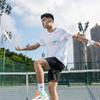 Li Ning Ping Pong Elite Series Logo Print Round Neck Quick-Dry Short Sleeve T-Shirt Unisex T-Shirt Standard-White ATST029-1