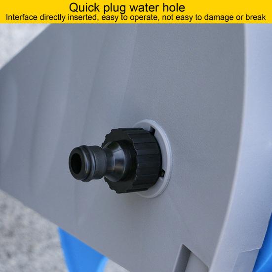 Gartenschlauchwagen mit Rädern, robust, tragbar, für den Außenbereich, Hof, Terrasse