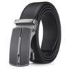 Men'S Belt, Two-Layer Cowhide Alloy Automatic Buckle Business Belt