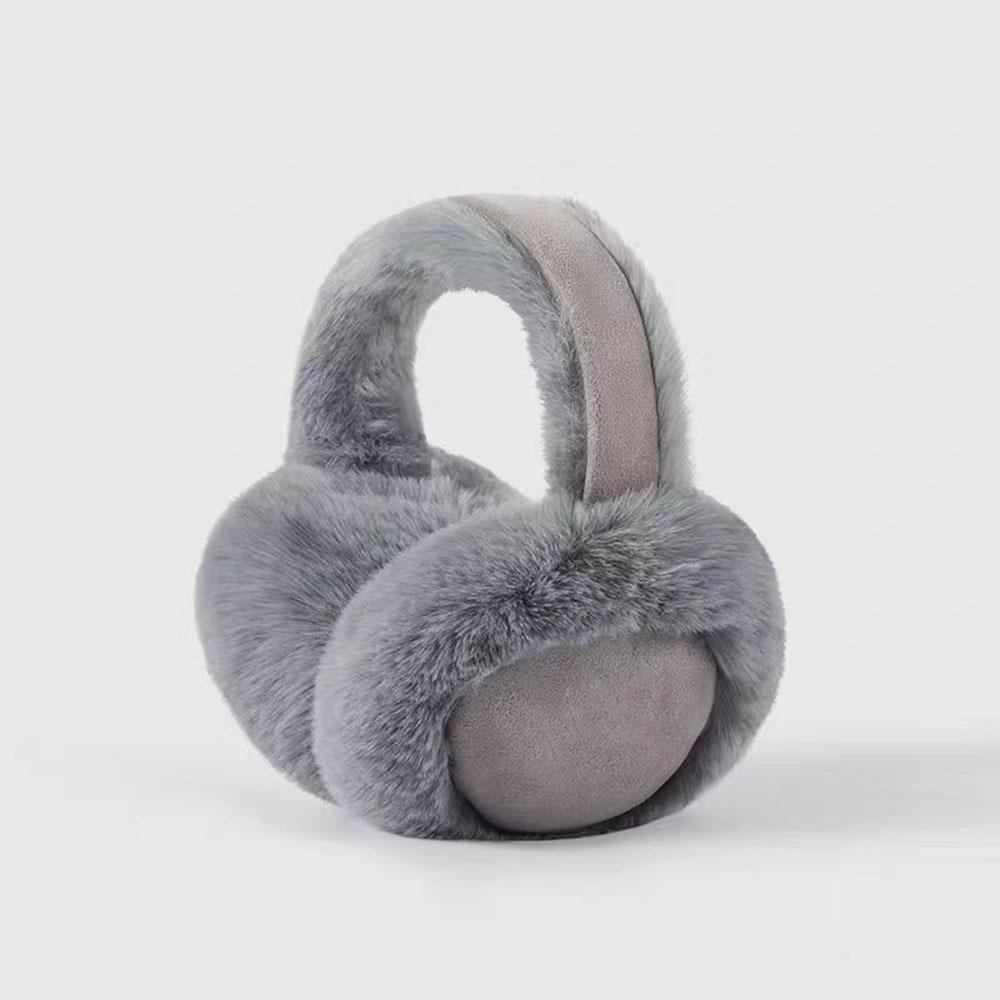 

Мягкие и уютные классические замшевые плюшевые наушники-муфты - Нескользящие складные наушники для мужчин и женщин, Идеальный подарок на Рождество