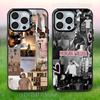 M-Morgan Sängerin W-Wallen MW Handyhülle für iPhone 17, 16, 15, 14, 13, 12, 11, Pro, XS, Max, Plus, Mini, SE4, E Schwarze matte stoßfeste Hülle