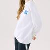MLB Sweatshirts Unisex White Crew Neck Moderate Regular 31MT21011-50I